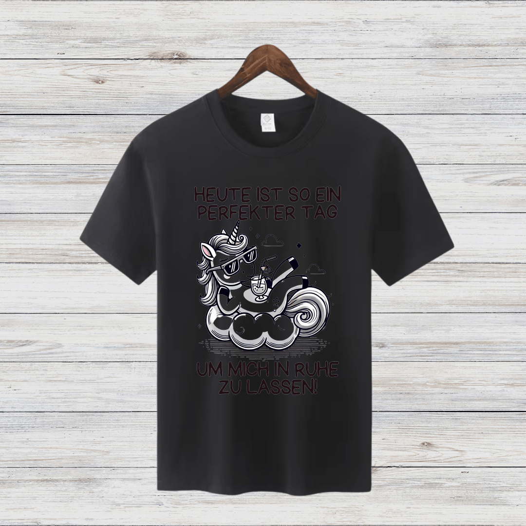 Perfekter Tag Einhorn | Lustiges Statement Shirt | Humorvolles Design | Bequemes Baumwollshirt für Damen - Sopheria