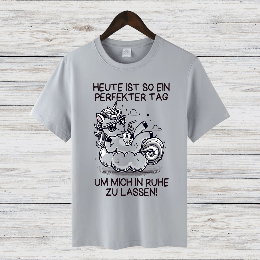 Perfekter Tag Einhorn | Lustiges Statement Shirt | Humorvolles Design | Bequemes Baumwollshirt für Damen - Sopheria