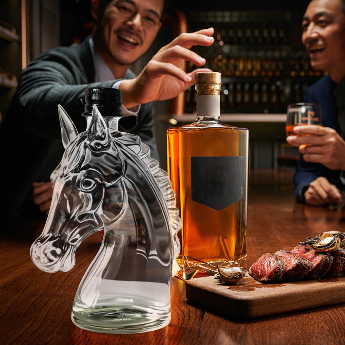 PferdePracht™ / Pferdekopf-Förmige Whiskeyflasche - Sopheria