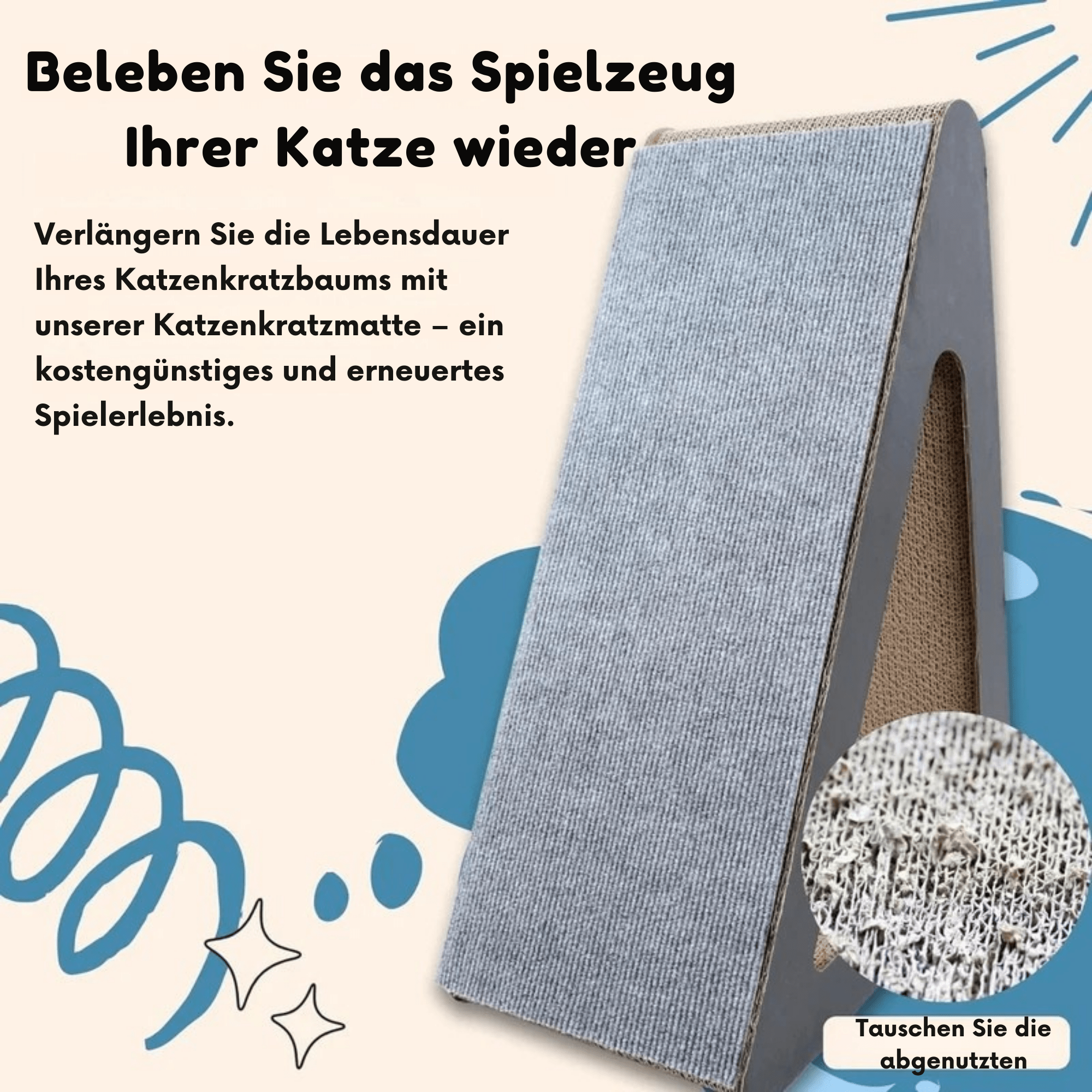 PfotenPolster™ / Katzenkrallen Kratzmatte - Sopheria