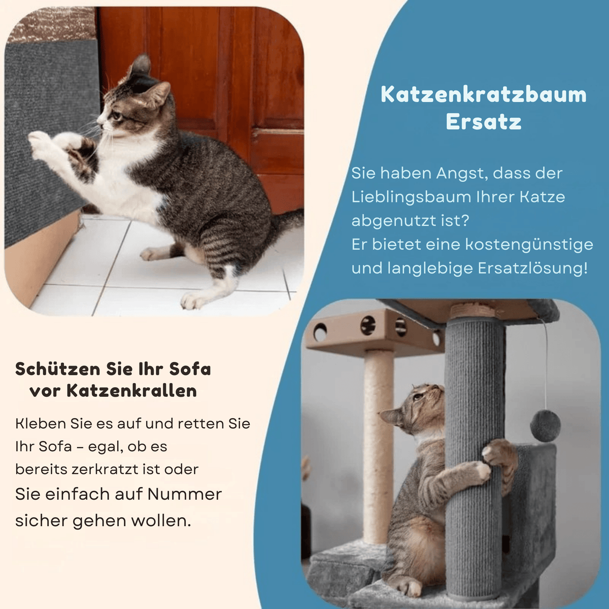 PfotenPolster™ / Katzenkrallen Kratzmatte - Sopheria