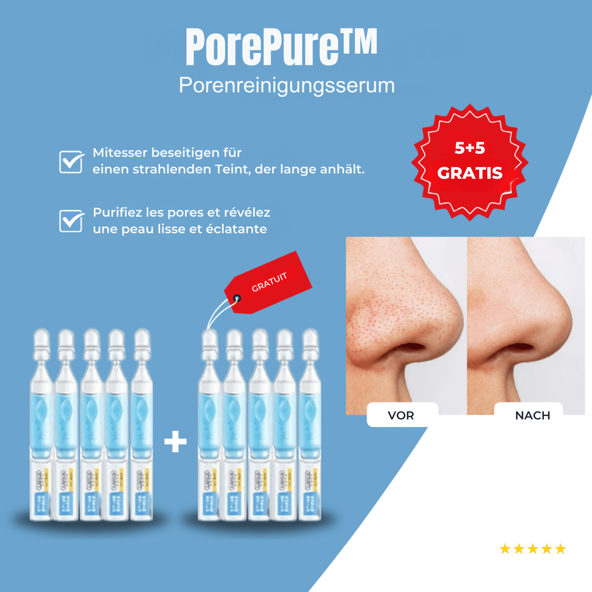PorePure™ / Porenreinigendes Serum (5+5 GRATIS) - Sopheria