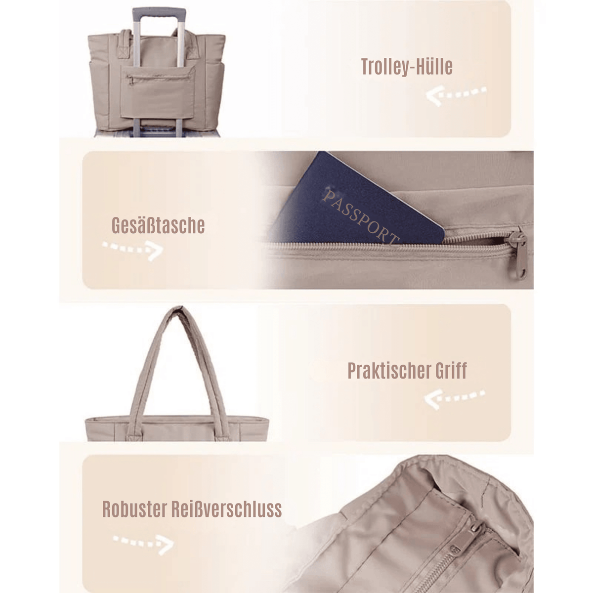 PufferPraktisch™ / Die ultimative Stepptasche - Sopheria