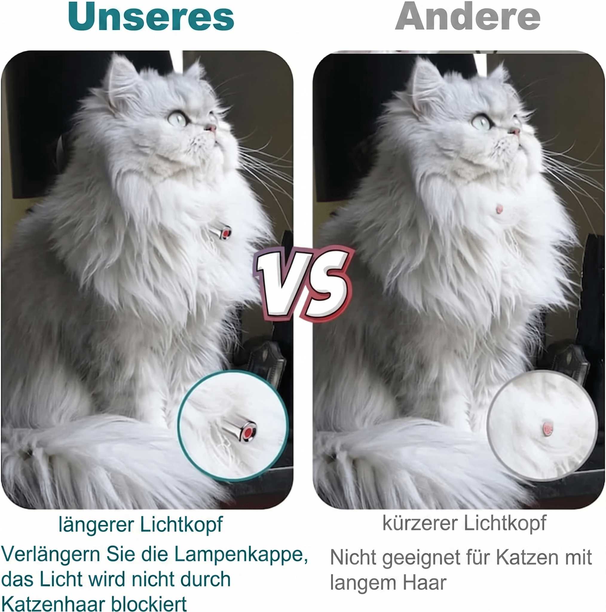Purrnova - Interaktives Laser Halsband für aktive Katzen - Sopheria