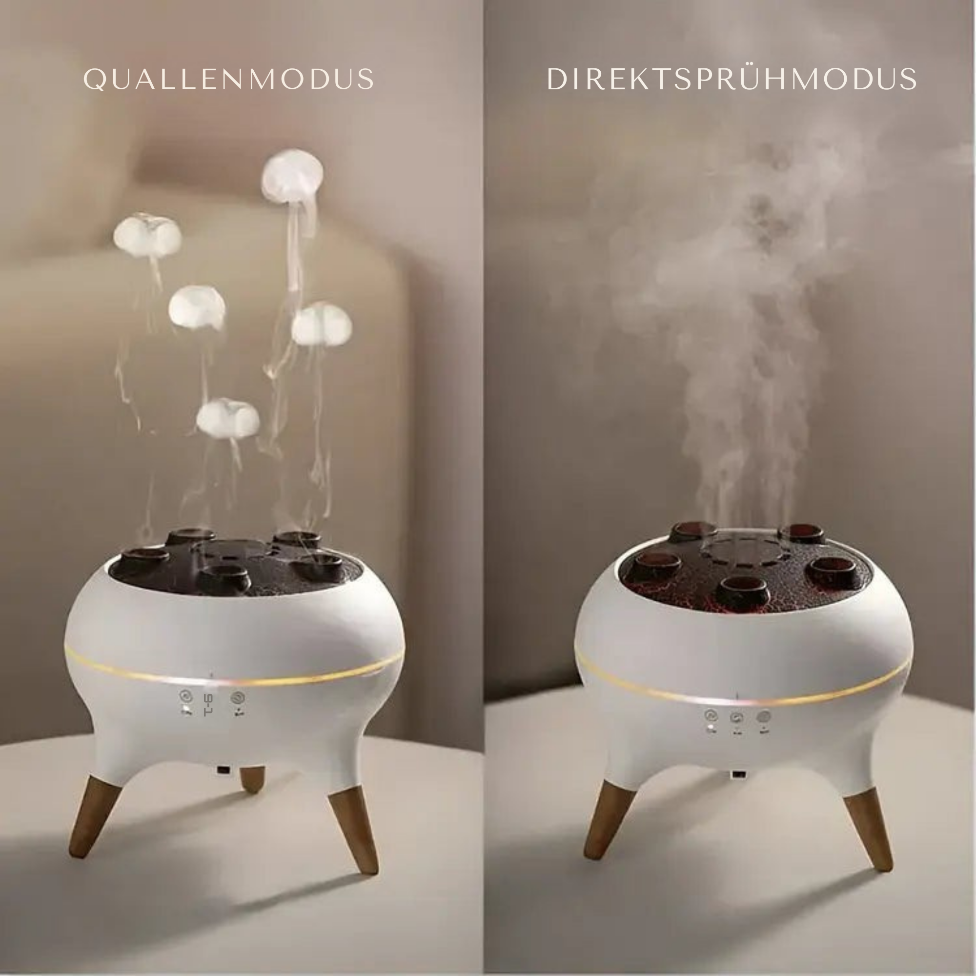 QuallenQuelle™ / Quallen-Nebel-Diffusor — Aromatherapie Mit Farbigen Lichteffekten - Sopheria