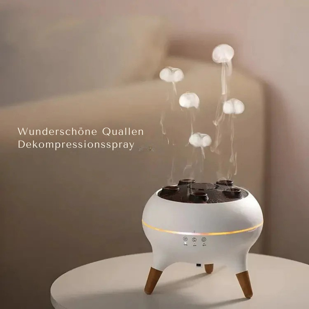 QuallenQuelle™ / Quallen-Nebel-Diffusor — Aromatherapie Mit Farbigen Lichteffekten - Sopheria