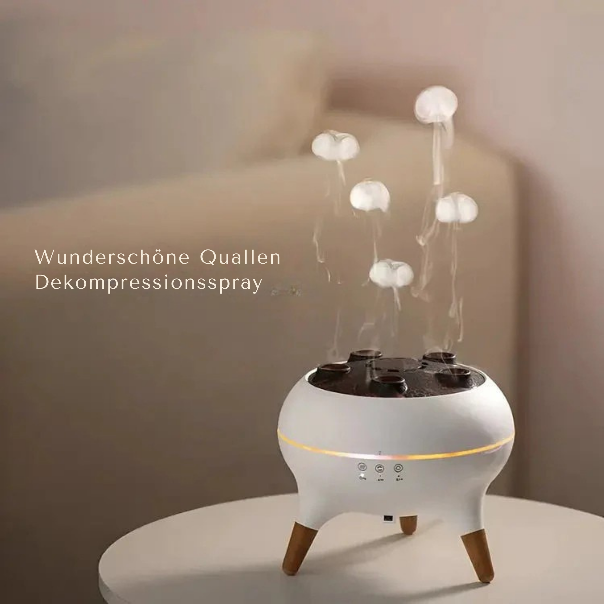 QuallenQuelle™ / Quallen-Nebel-Diffusor — Aromatherapie Mit Farbigen Lichteffekten - Sopheria