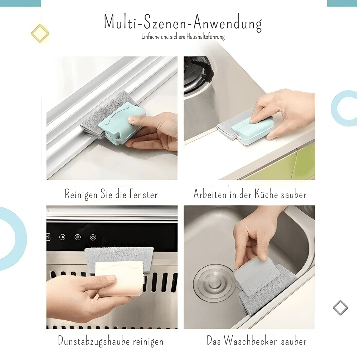 ReinReach™ / Ultimative Eck- Und Fensterreinigungsbürste - Sopheria