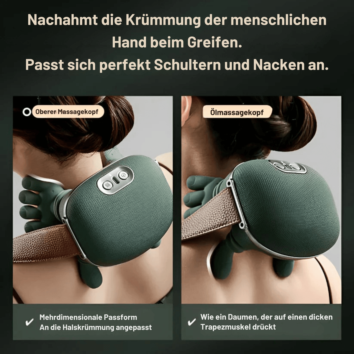 RelaxReplik™ / Real Hands Nacken- und Schultermassagegerät - Sopheria