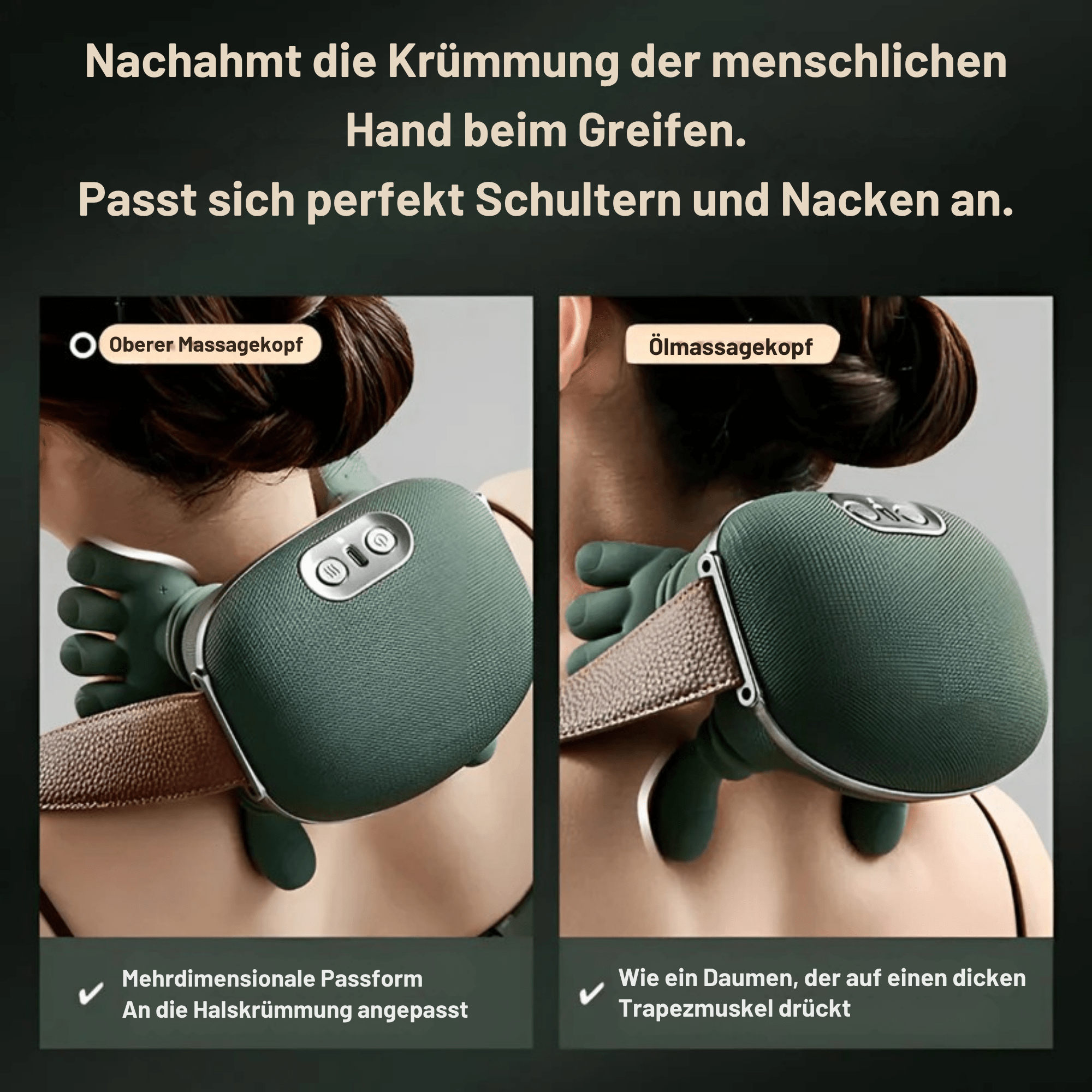 RelaxReplik™ / Real Hands Nacken- und Schultermassagegerät - Sopheria