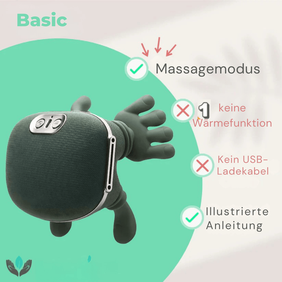RelaxReplik™ / Real Hands Nacken- und Schultermassagegerät - Sopheria