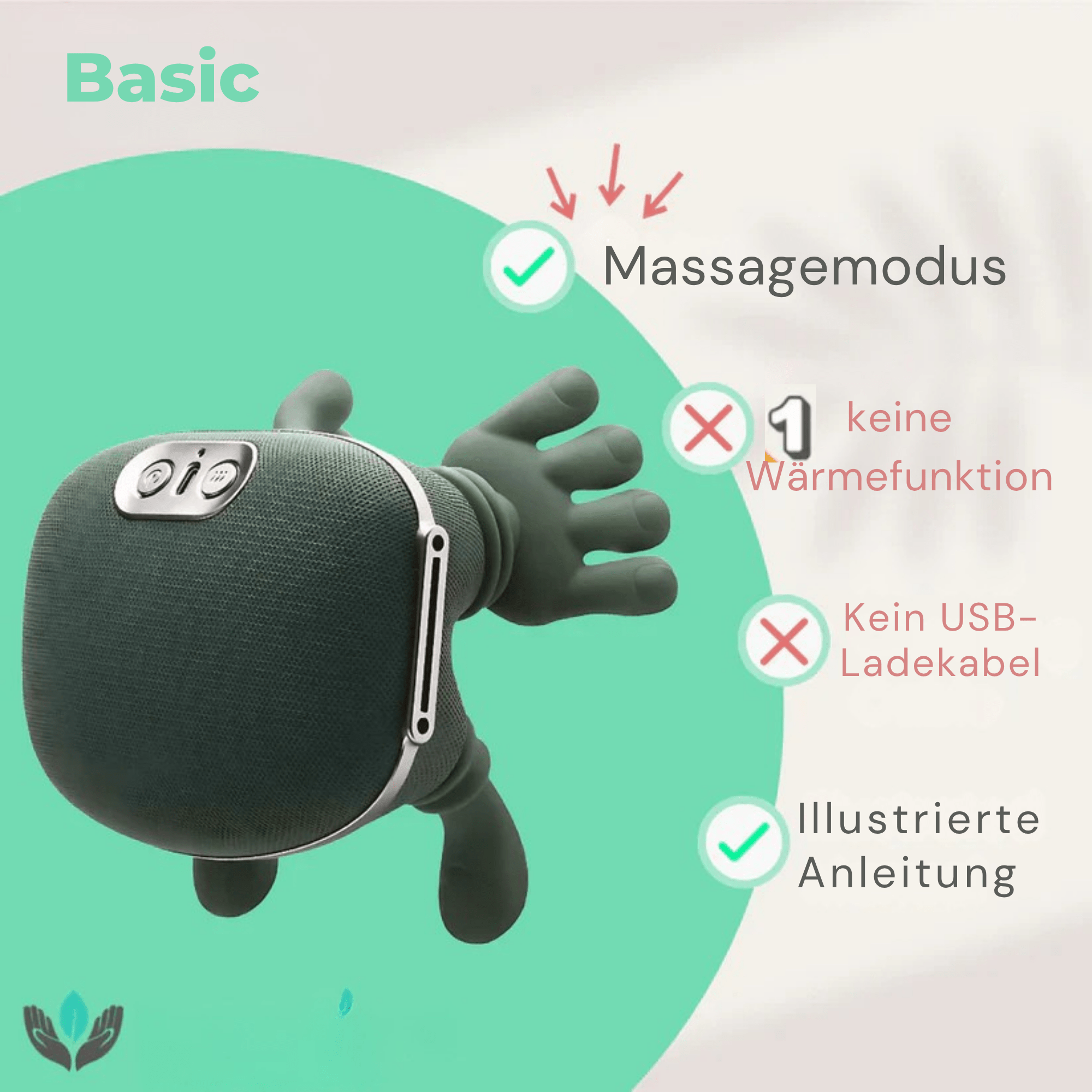 RelaxReplik™ / Real Hands Nacken- und Schultermassagegerät - Sopheria