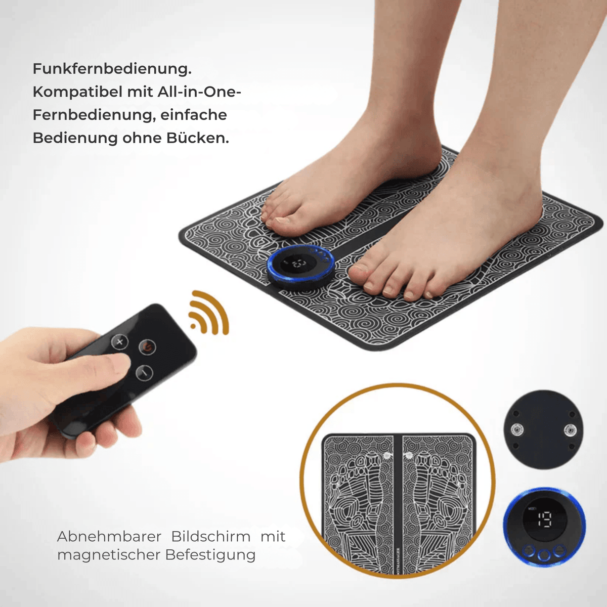 RelaxRund™ / Fußmassage + Mini Muskelmassagegerät - Sopheria