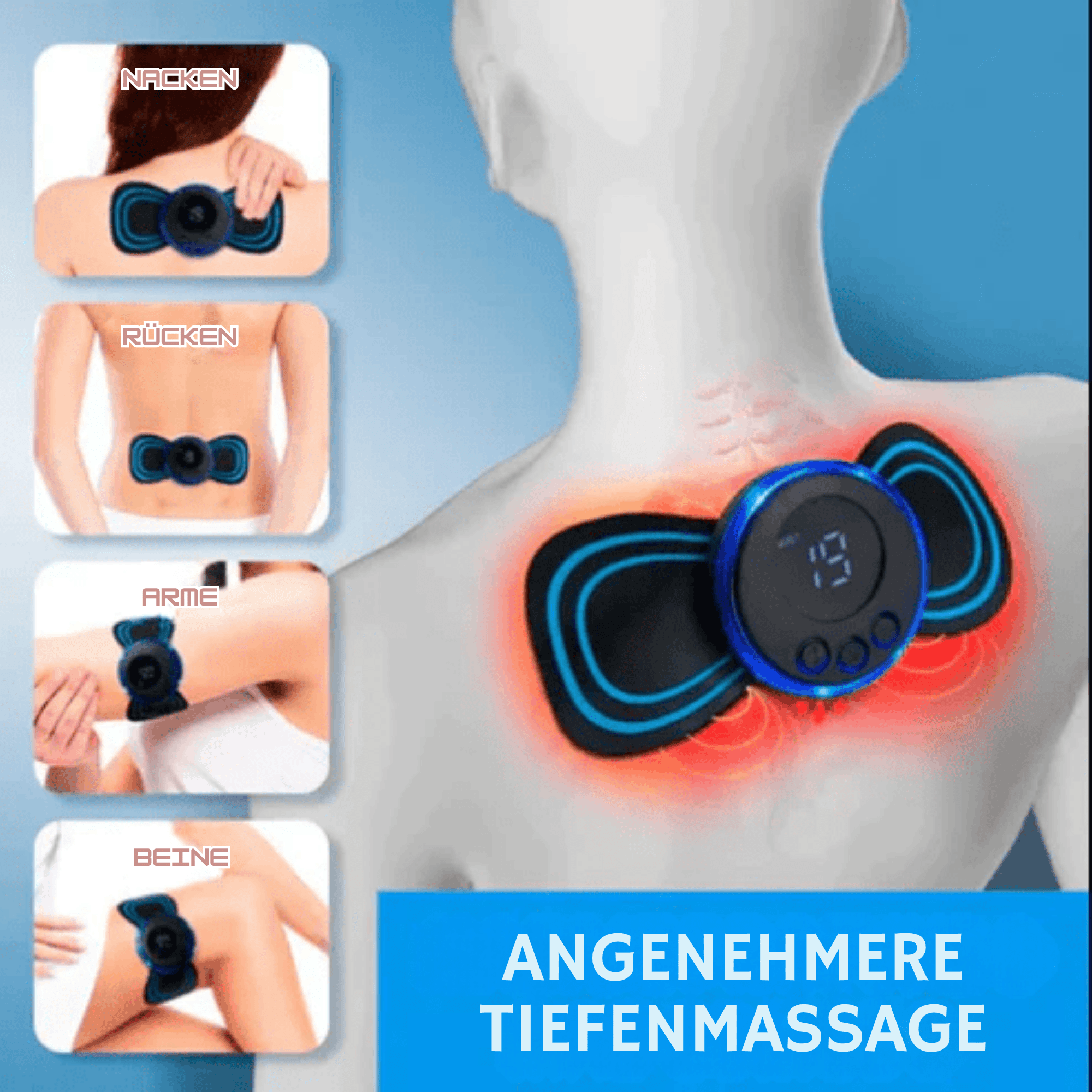 RelaxRund™ / Fußmassage + Mini Muskelmassagegerät - Sopheria
