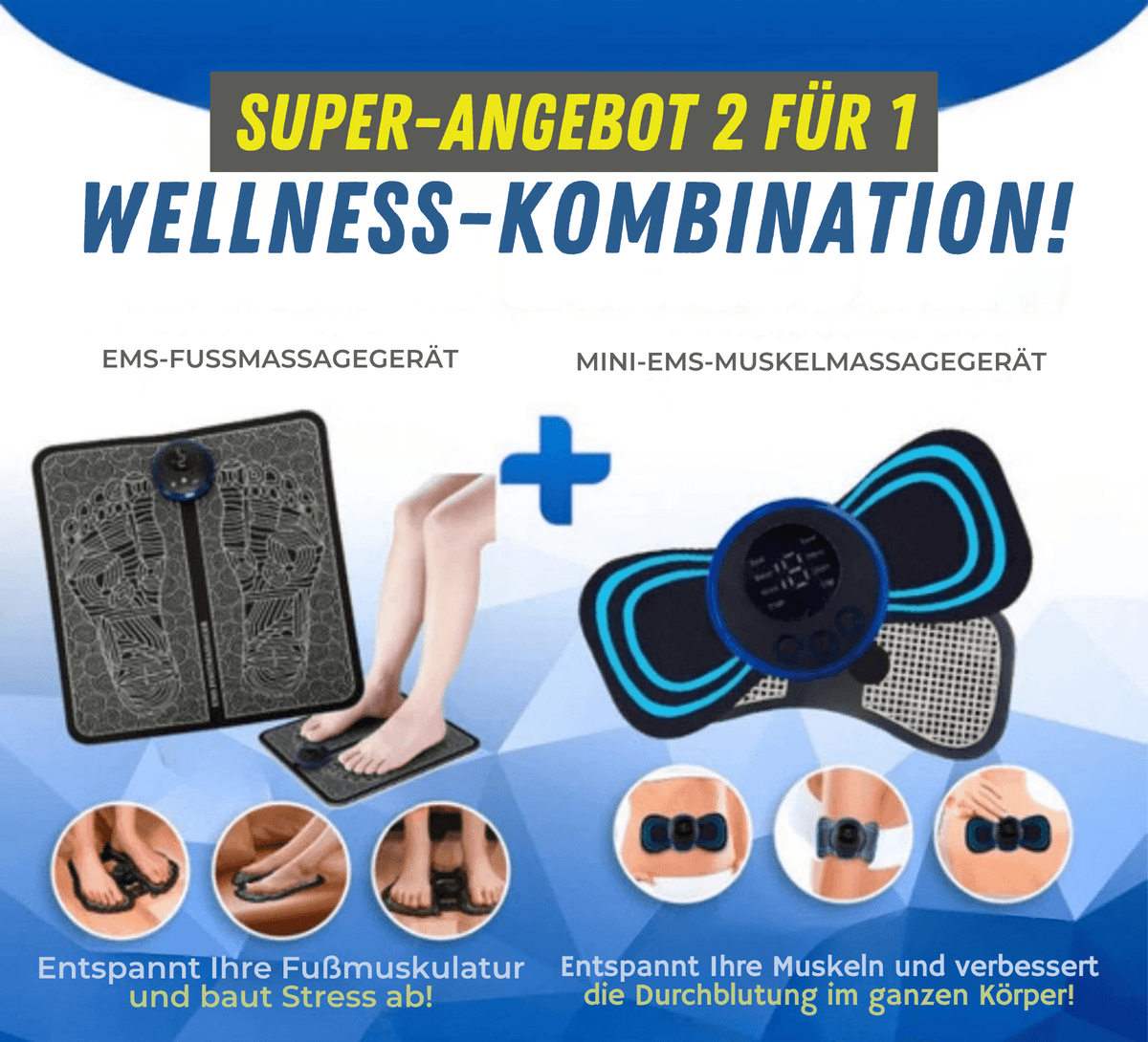 RelaxRund™ / Fußmassage + Mini Muskelmassagegerät - Sopheria