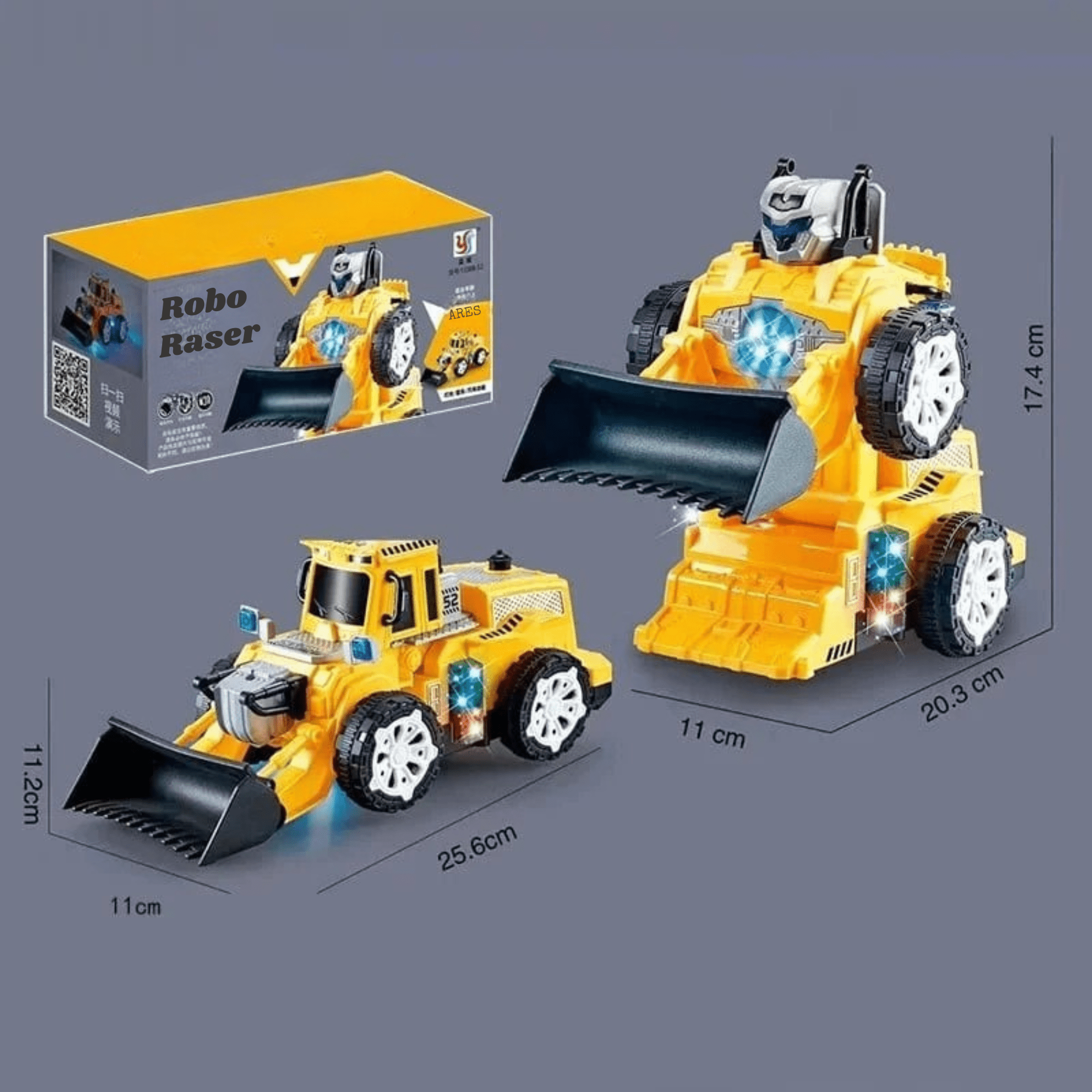 RoboRaser™ / Verwandelbares Polizeiauto-Spielzeug - Sopheria