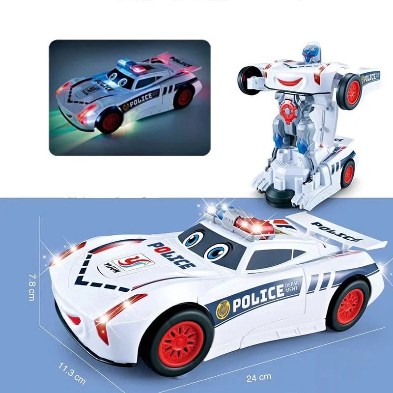 RoboRaser™ / Verwandelbares Polizeiauto-Spielzeug - Sopheria