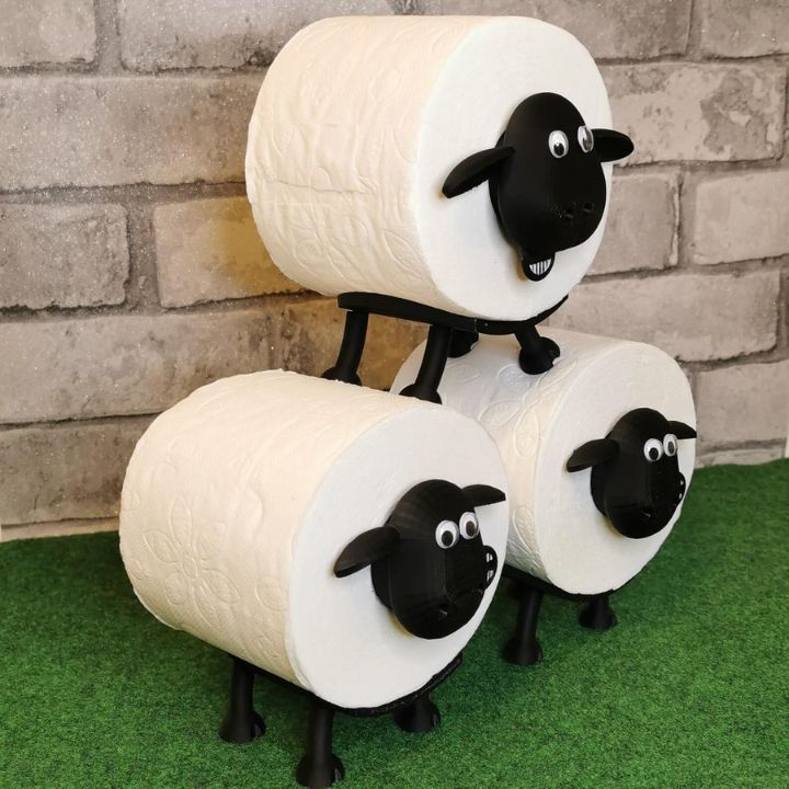 RollenRammler™ / Toilettenpapierhalter In Schafsform - Sopheria