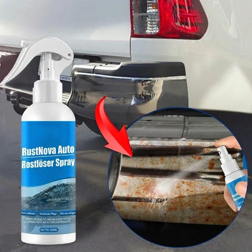 RustNova - Auto Rostlöser Spray für Metall, Felgen & Lackschutz - Sopheria