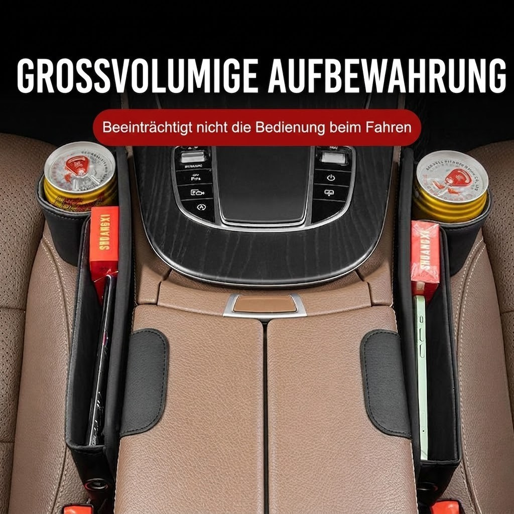 50% RABATT TEMPORÄR | CarCaddy / Autositz-Lücken Aufbewahrungsbox für Handy und Schlüssel