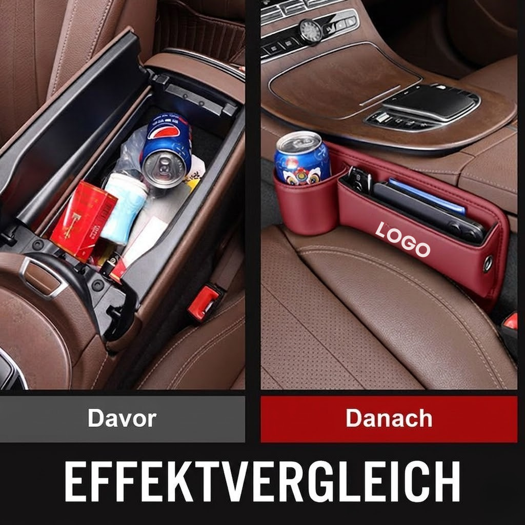 50% RABATT TEMPORÄR | CarCaddy / Autositz-Lücken Aufbewahrungsbox für Handy und Schlüssel