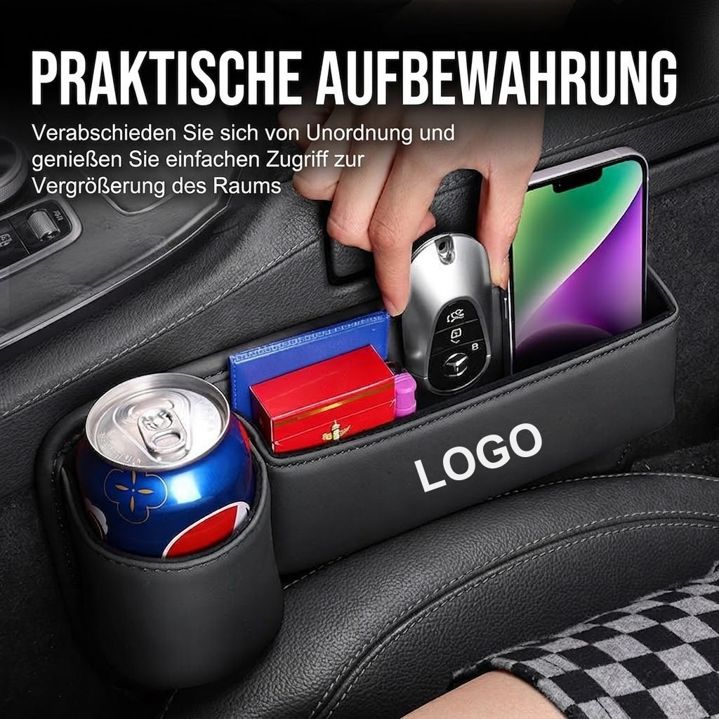 50% RABATT TEMPORÄR | CarCaddy / Autositz-Lücken Aufbewahrungsbox für Handy und Schlüssel