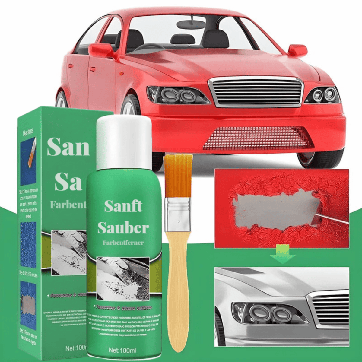 SanftSauber™ / Super Schneller Ungiftiger Farbentferner (1+1 GRATIS) - Sopheria