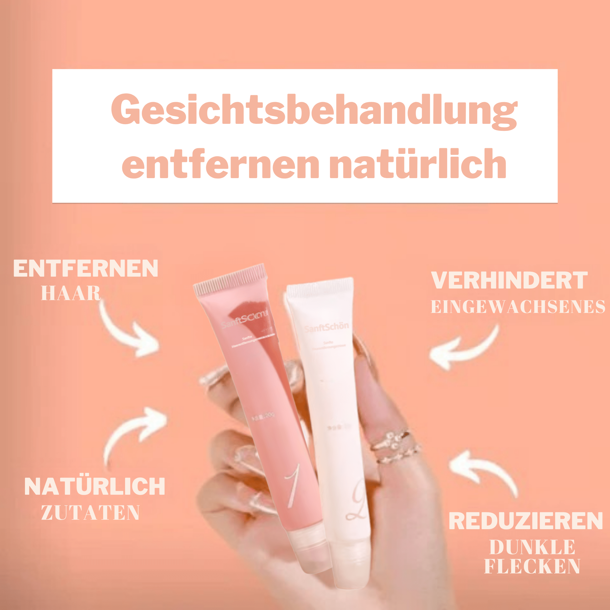 SanftSchön™ / Mühelose Haarentfernungscreme - Sopheria