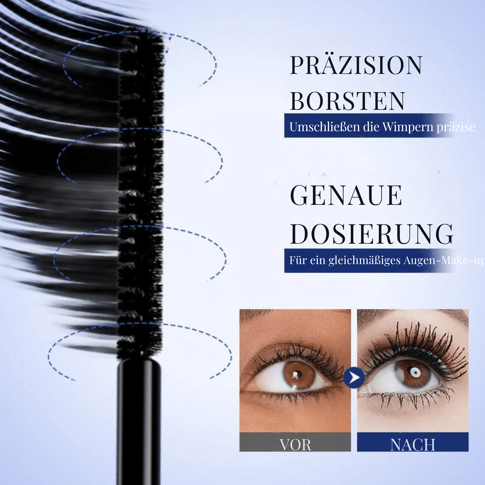 SanftSchwung™ / Sanfte Wimpernverlängerungs-Mascara für dünne Wimpern - Sopheria