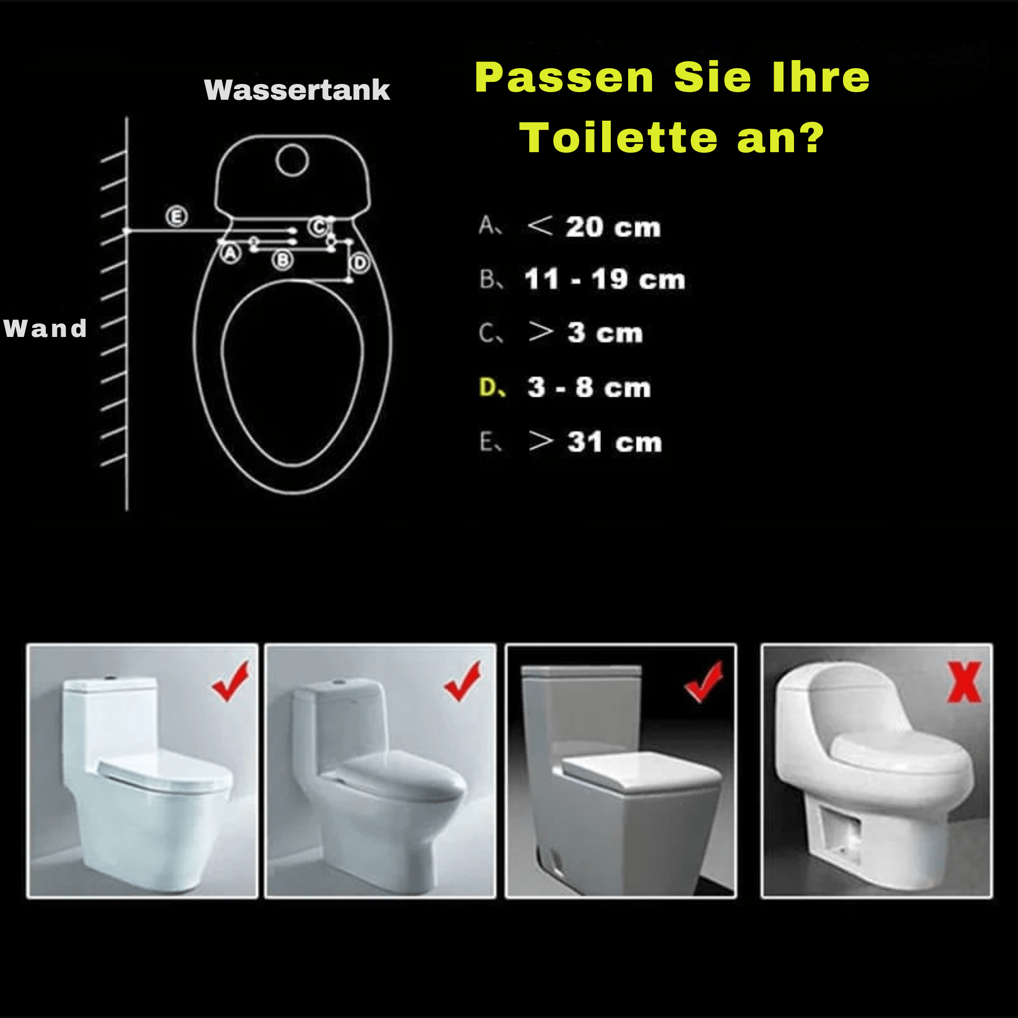 SanftSpüler™ / Intelligente Toilettenspülung (Warm- und Kaltwassertemperaturen frei einstellbar) - Sopheria