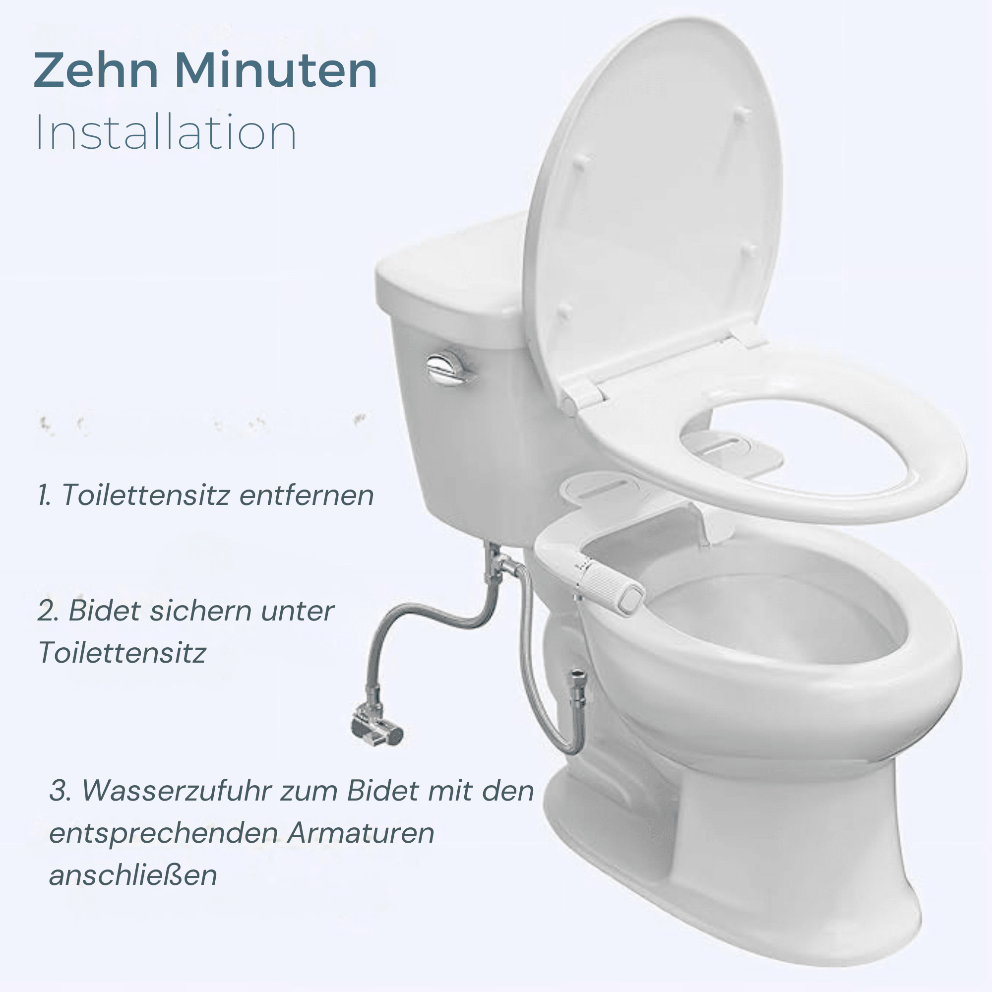 SanftSpüler™ / Intelligente Toilettenspülung (Warm- und Kaltwassertemperaturen frei einstellbar) - Sopheria