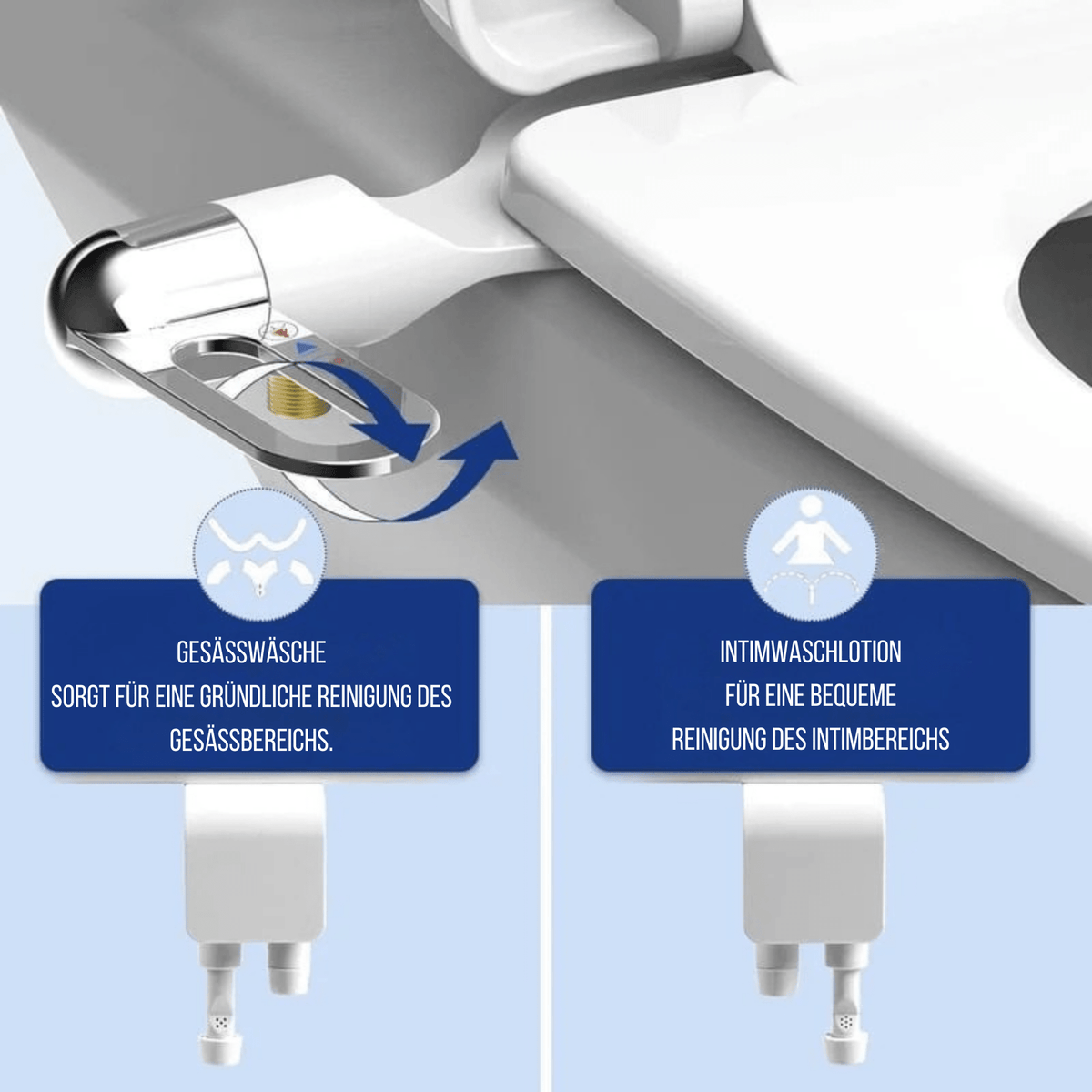 SanftSpüler™ / Intelligente Toilettenspülung (Warm- und Kaltwassertemperaturen frei einstellbar) - Sopheria