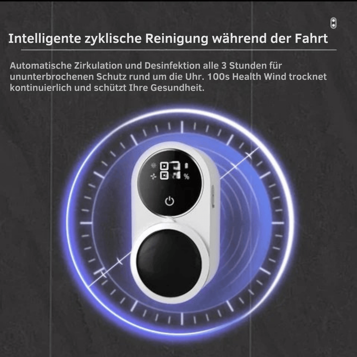 SauberSchutz™ / Tragbarer UV-Zahnbürsten-Desinfizierer - Sopheria