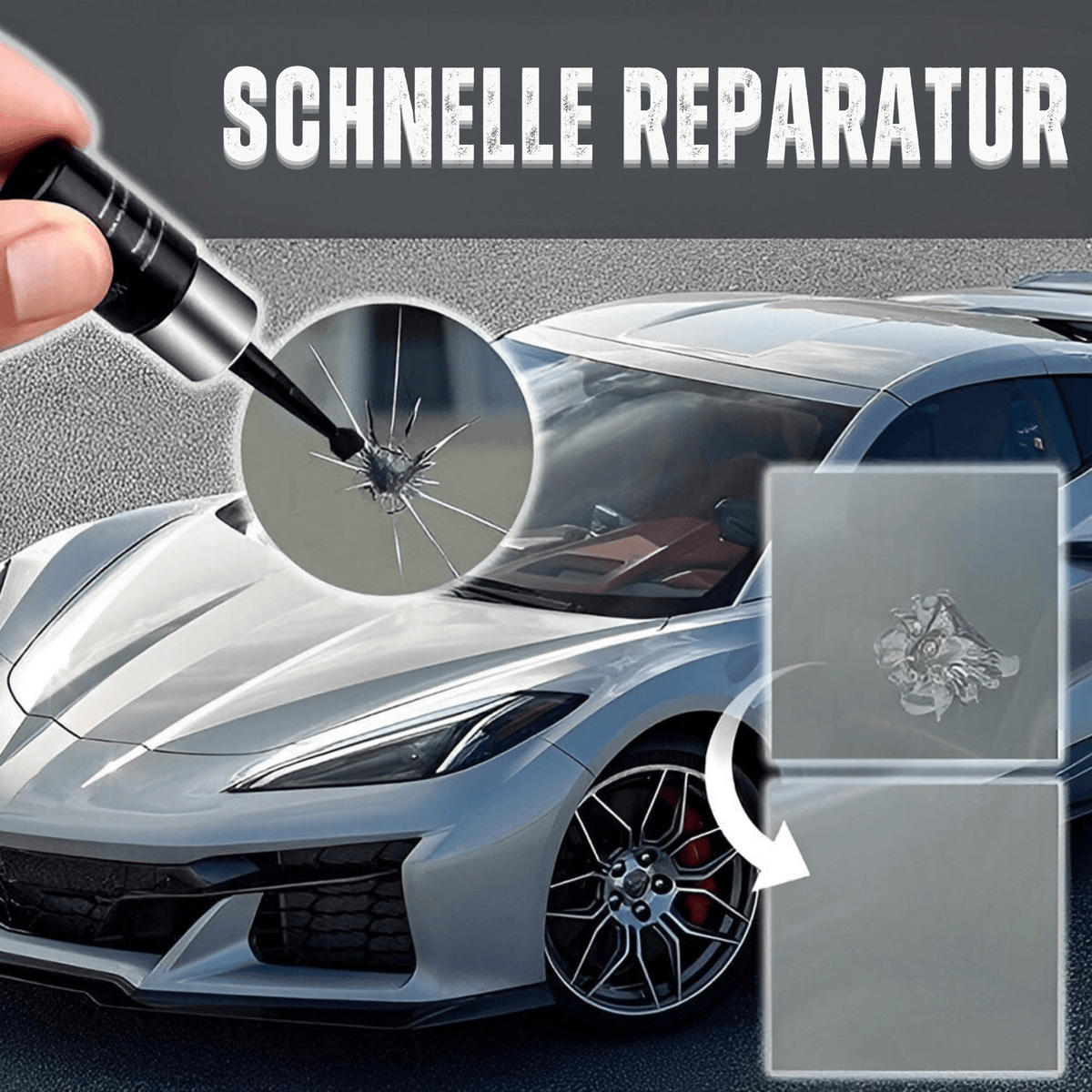 SchadenStop™ / Reparieren Sie Glasrisse in wenigen Minuten - Sopheria
