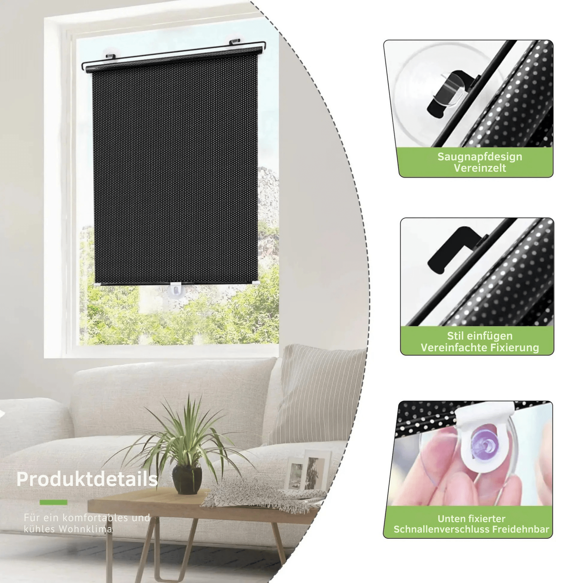 SchattenRollo™ / Schutz, Stil & Privatsphäre für dein Zuhause (1+1 GRATIS) - Sopheria