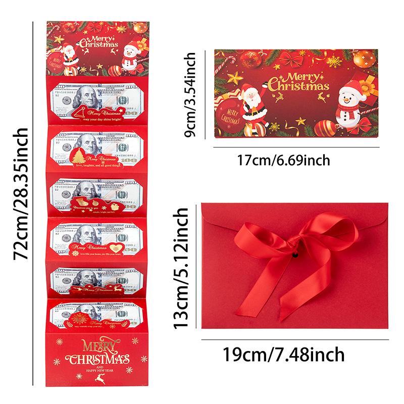 SchenkSchein™ / Weihnachtsgeld-Umschläge – Bargeld Stilvoll Verschenken (1+1 GRATIS) - Sopheria