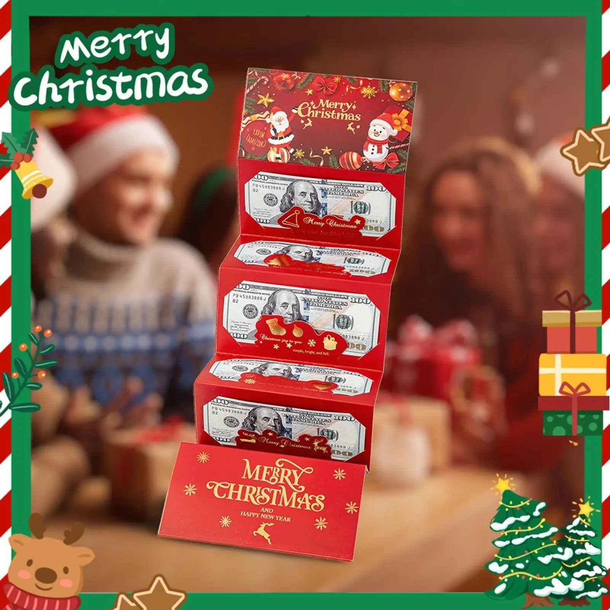 SchenkSchein™ / Weihnachtsgeld-Umschläge – Bargeld Stilvoll Verschenken (1+1 GRATIS) - Sopheria