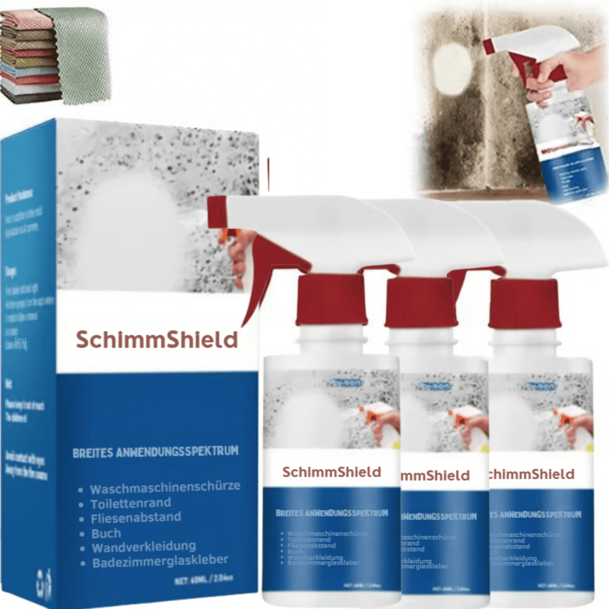 SchimmShield™ / Leistungsstarker Schimmelreinigungsschaum - Sopheria