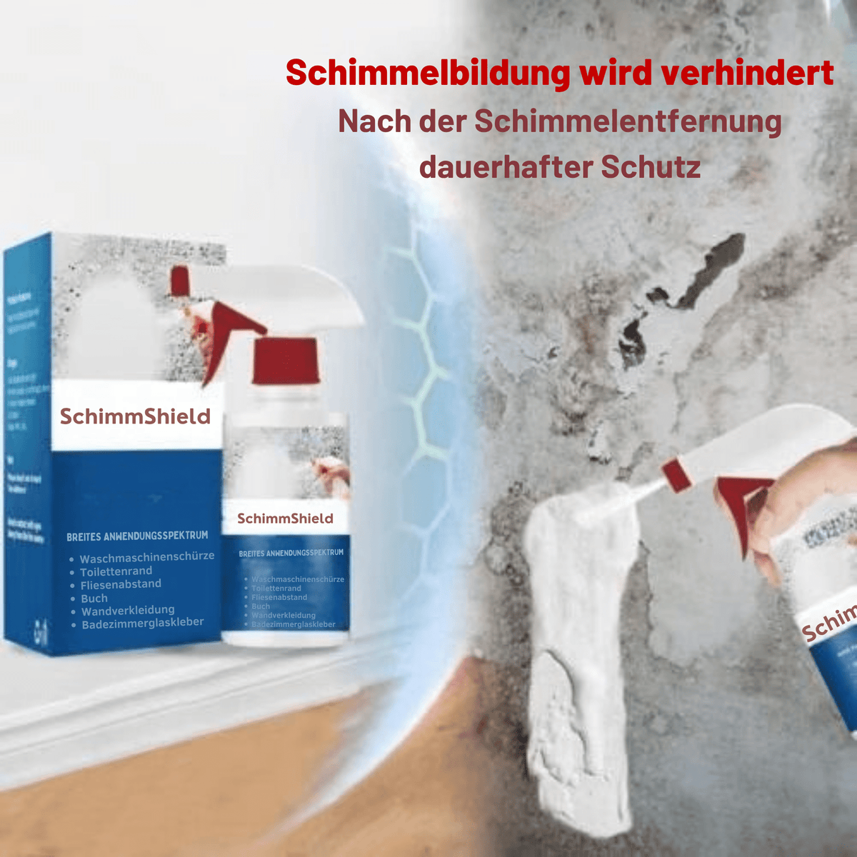 SchimmShield™ / Leistungsstarker Schimmelreinigungsschaum - Sopheria
