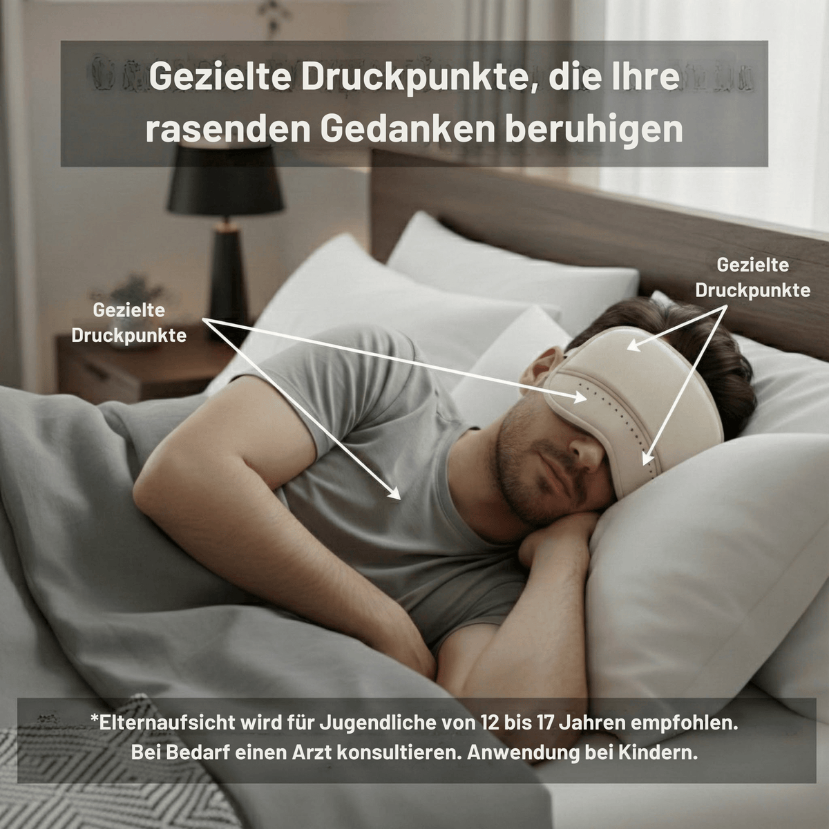 SchlafSymphonie™ / Schlafgerät mit Weißrauschen und Lichttherapie (1+1 Gratis) - Sopheria