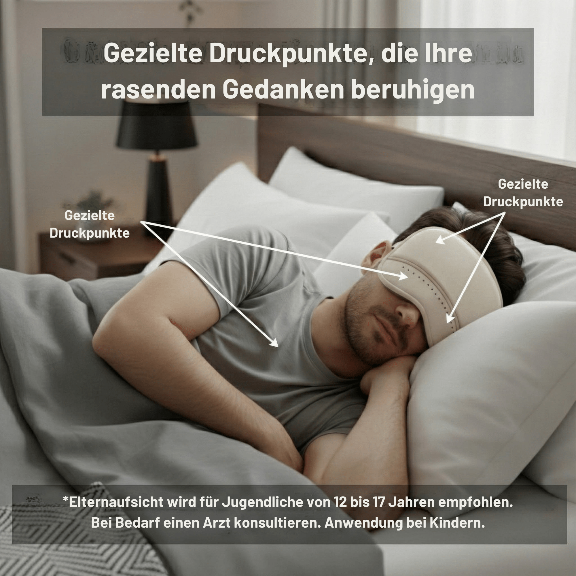 SchlafSymphonie™ / Schlafgerät mit Weißrauschen und Lichttherapie (1+1 Gratis) - Sopheria