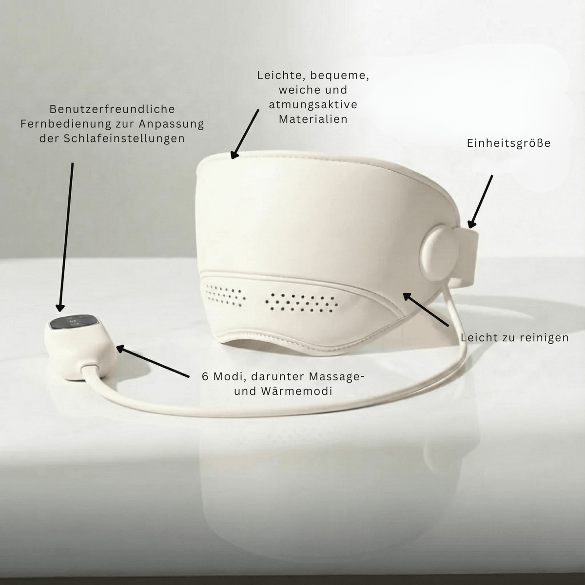 SchlafSymphonie™ / Schlafgerät mit Weißrauschen und Lichttherapie (1+1 Gratis) - Sopheria