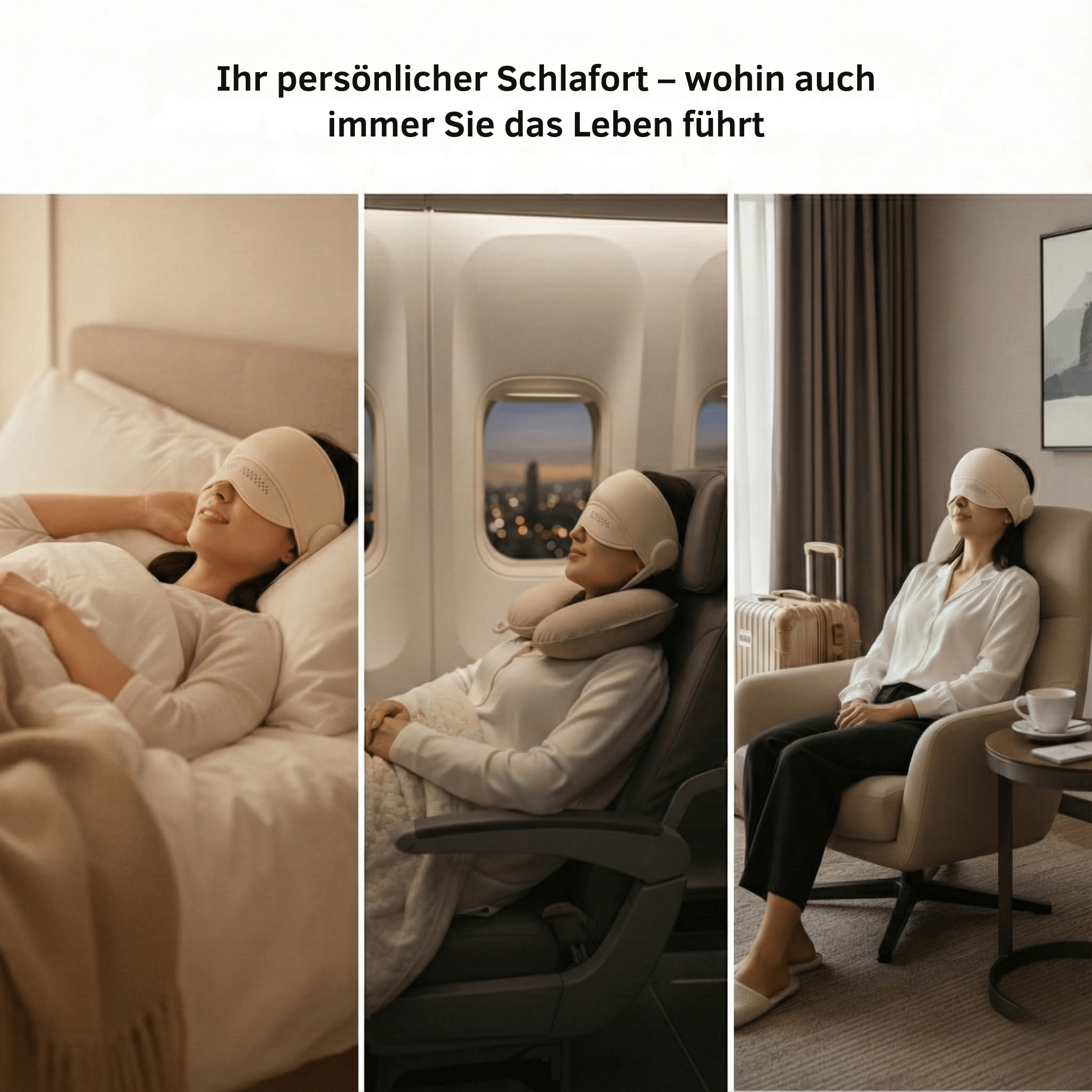 SchlafSymphonie™ / Schlafgerät mit Weißrauschen und Lichttherapie (1+1 Gratis) - Sopheria