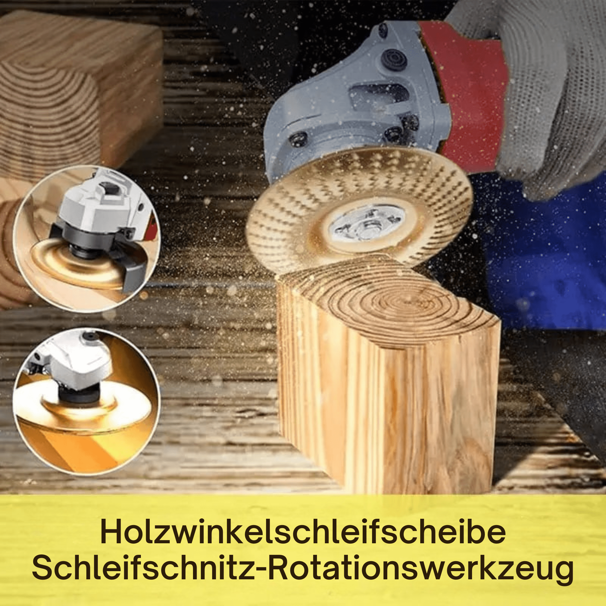 SchleifStar™ / 3-in-1 Schleifscheiben-Set für Holzarbeiten - Sopheria
