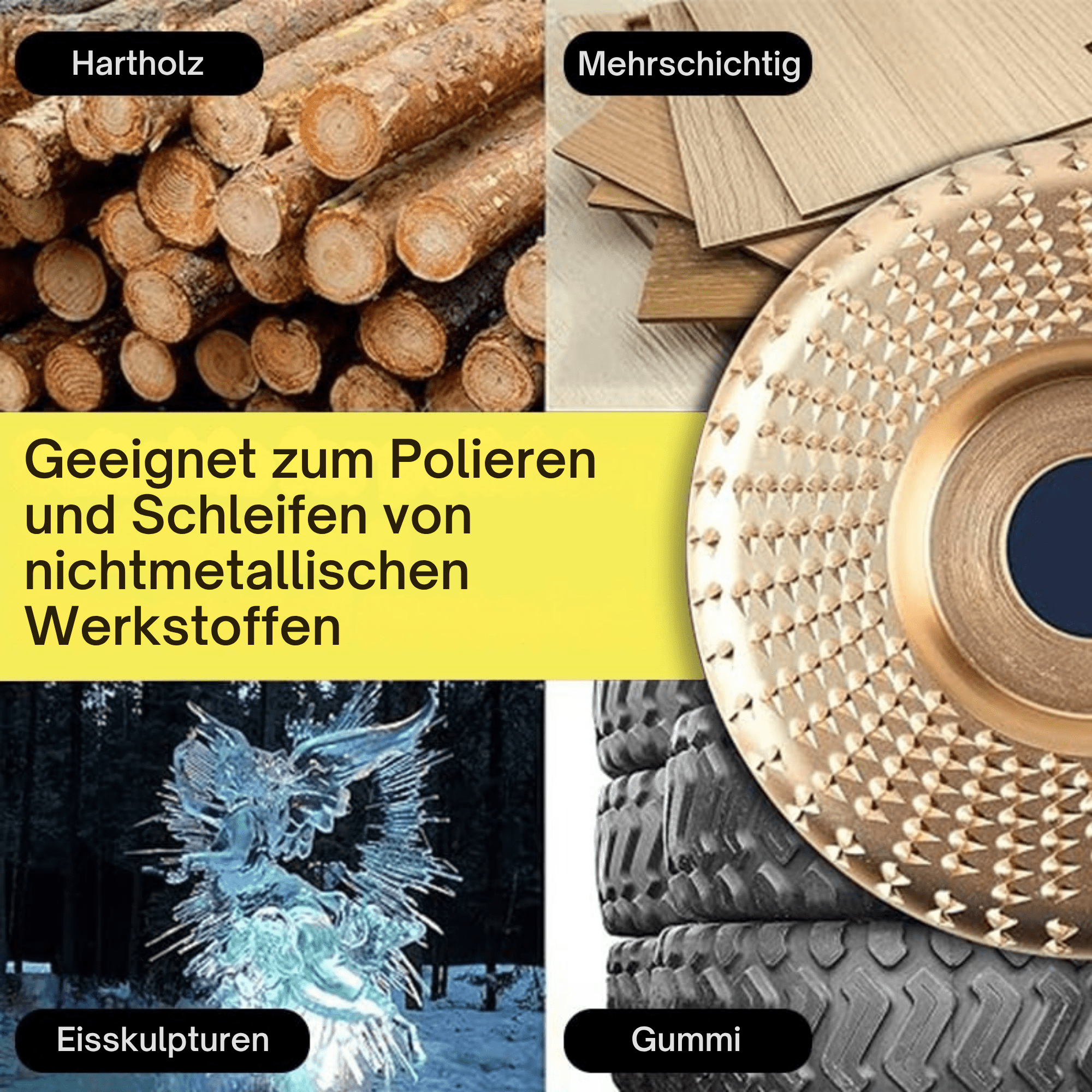 SchleifStar™ / 3-in-1 Schleifscheiben-Set für Holzarbeiten - Sopheria