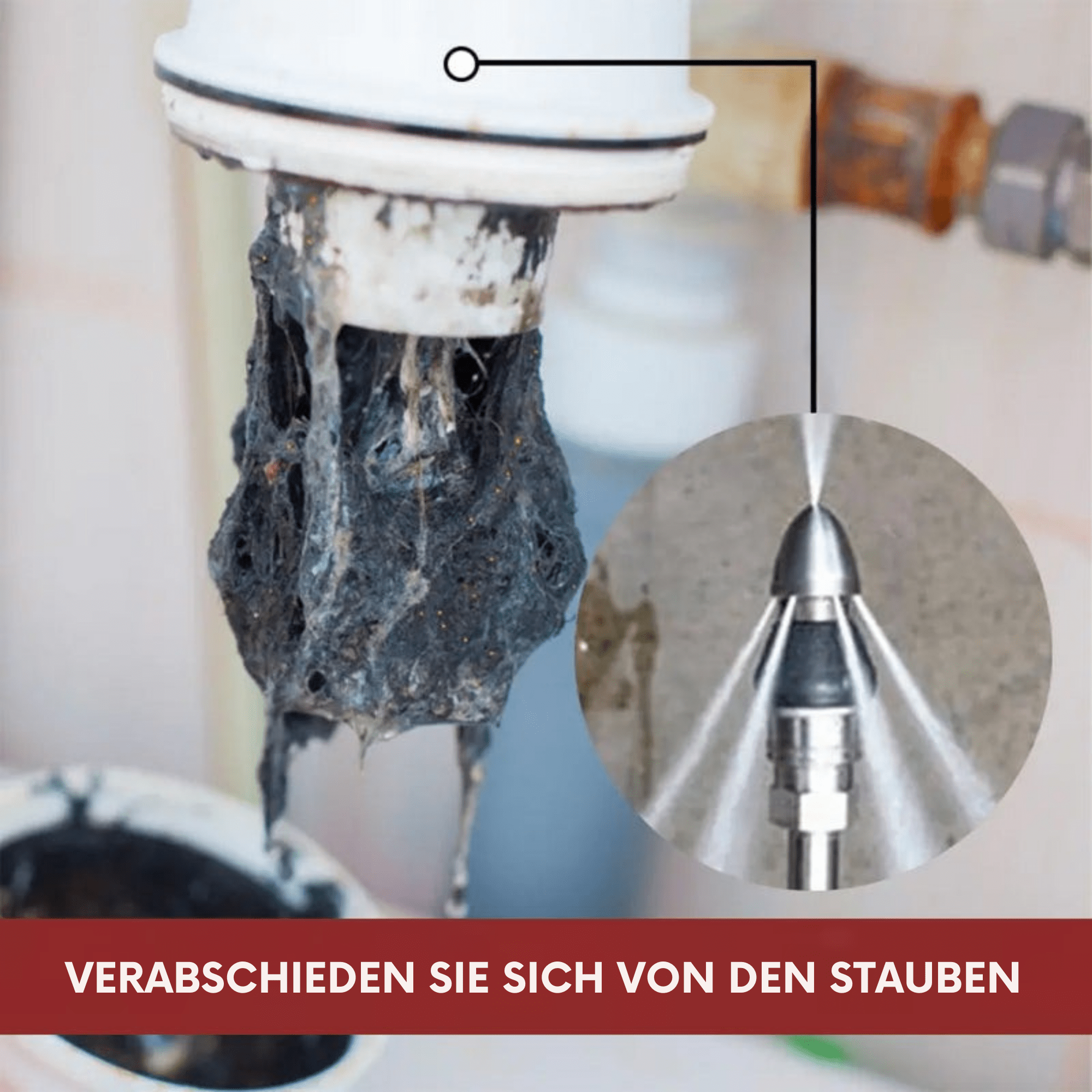 SchmutzSchub™ / Hochdruckdüse für die Kanalreinigung - Sopheria