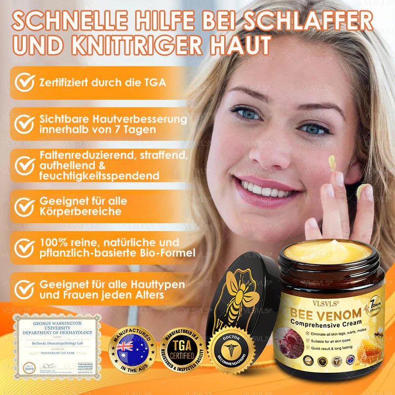 SchönSchimmer™ / Firming Anti-Aging Creme Mit Bienengift Peptiden (1+1 GRATIS) - Sopheria