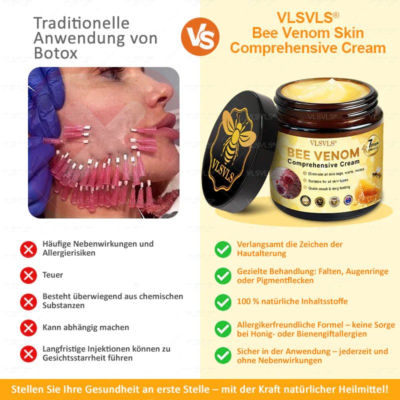 SchönSchimmer™ / Firming Anti-Aging Creme Mit Bienengift Peptiden (1+1 GRATIS) - Sopheria