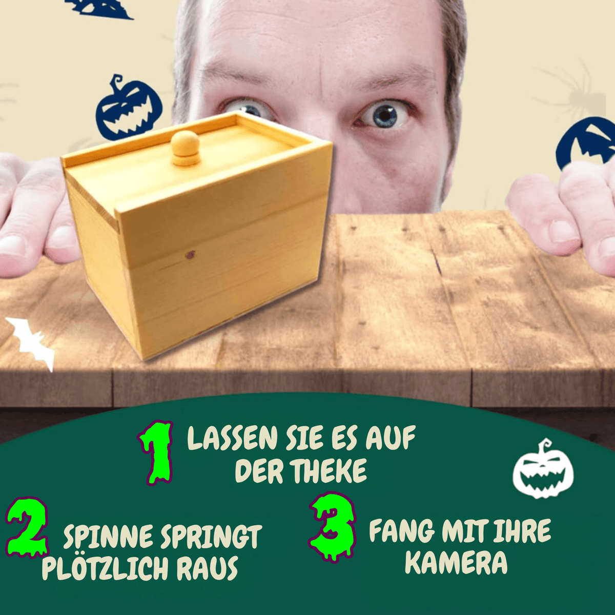 SchreckSchachtel™ / Die Ultimative Spinnen-Streichbox - Sopheria
