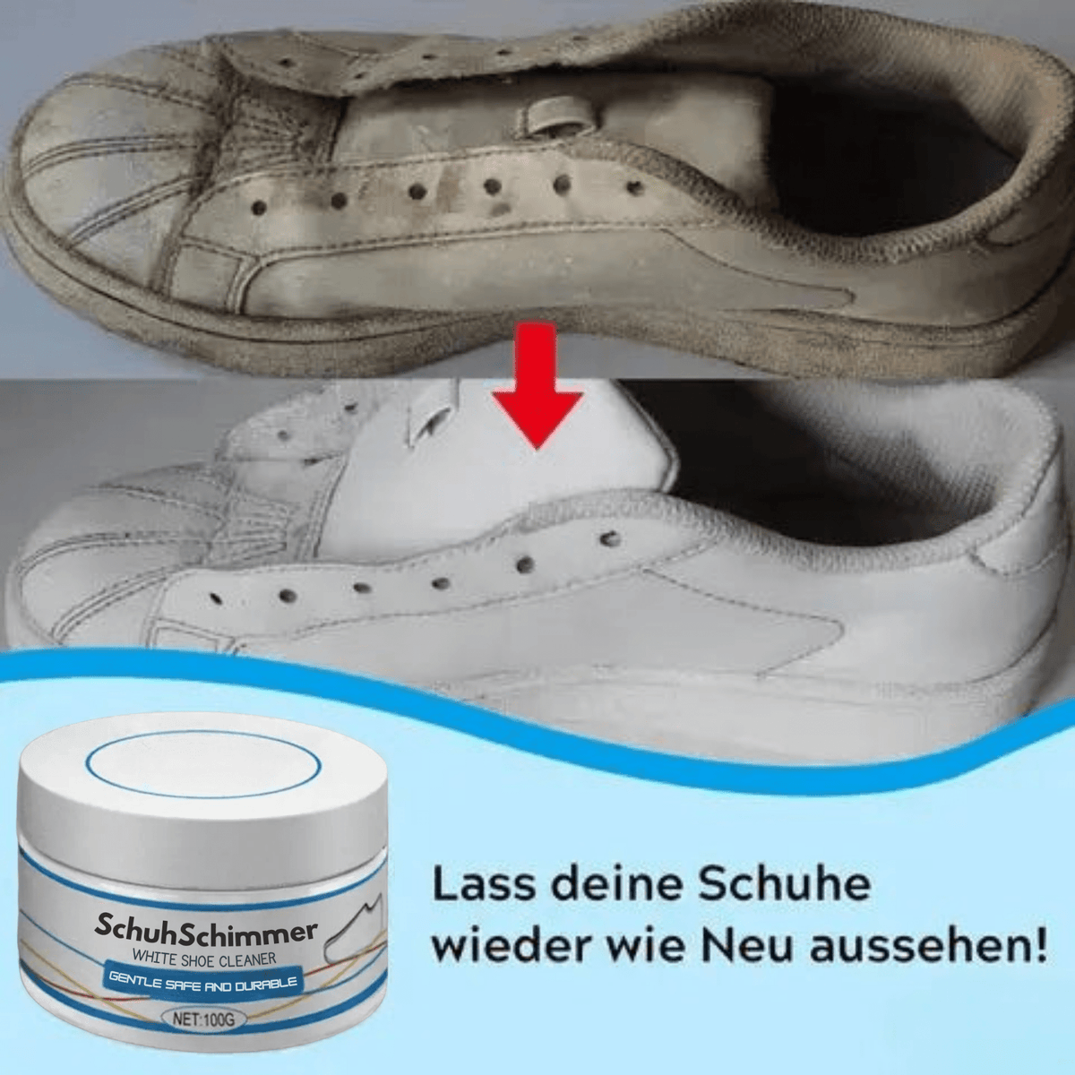SchuhSchimmer™ / Tiefenreinigungscreme für Weiße Schuhe - Sopheria